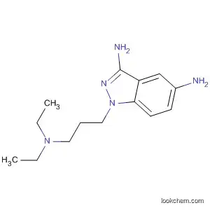 Molecular Structure of 88805-92-9 (1H-Indazole-3,5-diamine, 1-[3-(diethylamino)propyl]-)