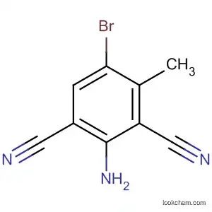 Molecular Structure of 88817-30-5 (1,3-Benzenedicarbonitrile, 2-amino-5-bromo-4-methyl-)