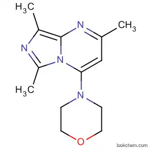 Molecular Structure of 88875-22-3 (Imidazo[1,5-a]pyrimidine, 2,6,8-trimethyl-4-(4-morpholinyl)-)