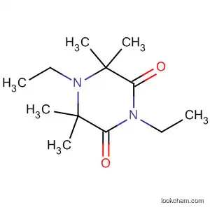 Molecular Structure of 88876-31-7 (2,6-Piperazinedione, 1,4-diethyl-3,3,5,5-tetramethyl-)