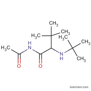 Molecular Structure of 88876-36-2 (Butanamide, N-acetyl-2-[(1,1-dimethylethyl)amino]-3,3-dimethyl-)