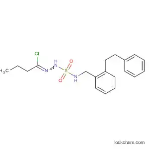 Molecular Structure of 88919-15-7 (Benzenemethanesulfonamide,
4-[(4-chlorobutylidene)hydrazino]-N-(2-phenylethyl)-)