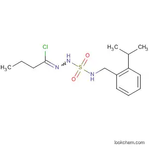 Molecular Structure of 88919-17-9 (Benzenemethanesulfonamide,
4-[(4-chlorobutylidene)hydrazino]-N-(1-methylethyl)-)