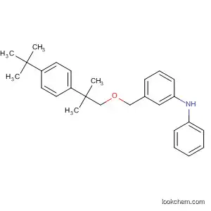 Molecular Structure of 88934-72-9 (Benzenamine,
3-[[2-[4-(1,1-dimethylethyl)phenyl]-2-methylpropoxy]methyl]-N-phenyl-)