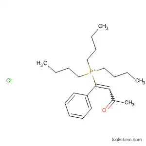 Molecular Structure of 88954-07-8 (Phosphonium, tributyl(3-oxo-1-phenyl-1-butenyl)-, chloride)