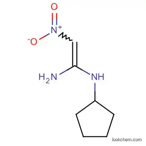 Molecular Structure of 88954-46-5 (1,1-Ethenediamine, N-cyclopentyl-2-nitro-)