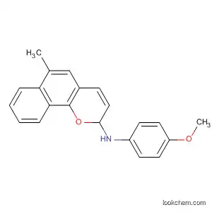 Molecular Structure of 88988-94-7 (2H-Naphtho[1,2-b]pyran-2-amine, N-(4-methoxyphenyl)-6-methyl-)