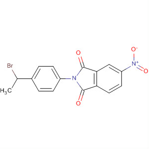 1H-Isoindole-1,3(2H)-dione, 2-[4-(1-bromoethyl)phenyl]-5-nitro-