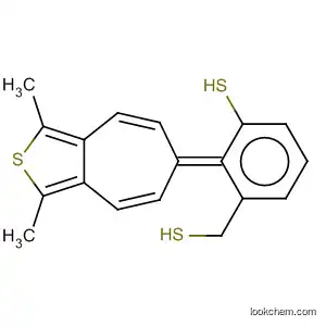 Molecular Structure of 89030-05-7 (6H-Cyclohepta[c]thiophene,
6-(1,3-benzodithiol-2-ylidene)-1,3-dimethyl-)