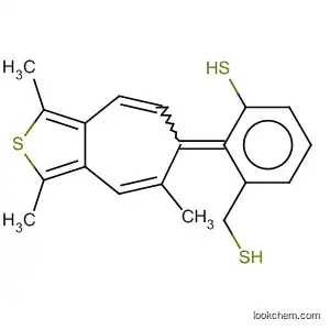 Molecular Structure of 89030-06-8 (6H-Cyclohepta[c]thiophene,
6-(1,3-benzodithiol-2-ylidene)-1,3,5-trimethyl-)