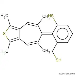 Molecular Structure of 89030-07-9 (6H-Cyclohepta[c]thiophene,
6-(1,3-benzodithiol-2-ylidene)-1,3,5,7-tetramethyl-)