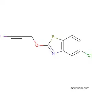 Molecular Structure of 89030-20-6 (Benzothiazole, 5-chloro-2-[(3-iodo-2-propynyl)oxy]-)