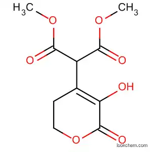 Molecular Structure of 89030-35-3 (Propanedioic acid, (5,6-dihydro-3-hydroxy-2-oxo-2H-pyran-4-yl)-,
dimethyl ester)