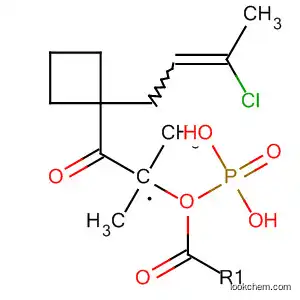 Molecular Structure of 89056-49-5 (Phosphonic acid, [2-[1-(3-chloro-2-butenyl)cyclobutyl]-2-oxoethyl]-,
dimethyl ester)