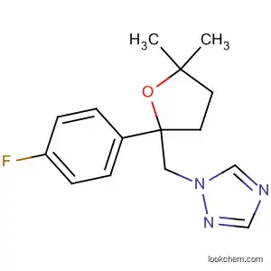 Molecular Structure of 89057-87-4 (1H-1,2,4-Triazole,
1-[[2-(4-fluorophenyl)tetrahydro-5,5-dimethyl-2-furanyl]methyl]-)