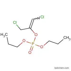 Molecular Structure of 89095-00-1 (Phosphoric acid, 2-chloro-1-(chloromethyl)ethenyl dipropyl ester)