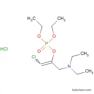 Molecular Structure of 89095-04-5 (Phosphoric acid, 2-chloro-1-[(diethylamino)methyl]ethenyl diethyl ester,
hydrochloride)