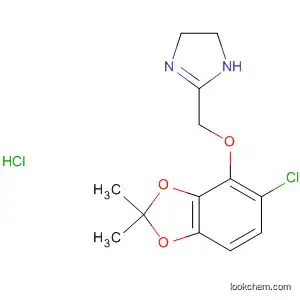 Molecular Structure of 89097-48-3 (1H-Imidazole,
2-[[(5-chloro-2,2-dimethyl-1,3-benzodioxol-4-yl)oxy]methyl]-4,5-dihydro-,
monohydrochloride)
