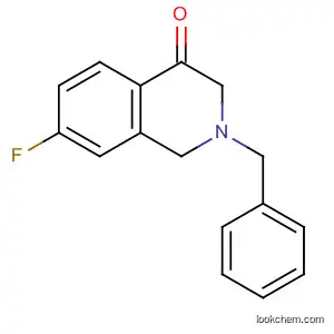 Molecular Structure of 89097-89-2 (4(1H)-Isoquinolinone, 7-fluoro-2,3-dihydro-2-(phenylmethyl)-)
