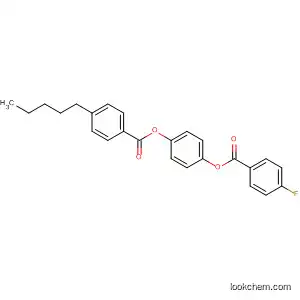 Molecular Structure of 89100-53-8 (Benzoic acid, 4-fluoro-, 4-[(4-pentylbenzoyl)oxy]phenyl ester)