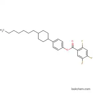 Molecular Structure of 89100-65-2 (Benzoic acid, 2,4,5-trifluoro-, 4-(4-heptylcyclohexyl)phenyl ester, trans-)
