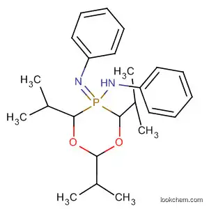 Molecular Structure of 89129-28-2 (1,3,5-Dioxaphosphorinan-5-amine,
5,5-dihydro-2,4,6-tris(1-methylethyl)-N-phenyl-5-(phenylimino)-)