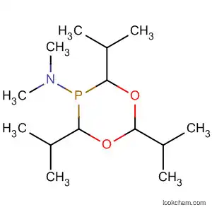 Molecular Structure of 89129-31-7 (1,3,5-Dioxaphosphorinan-5-amine,
N,N-dimethyl-2,4,6-tris(1-methylethyl)-)