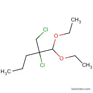 Molecular Structure of 89129-88-4 (Pentane, 2-chloro-2-(chloromethyl)-1,1-diethoxy-)