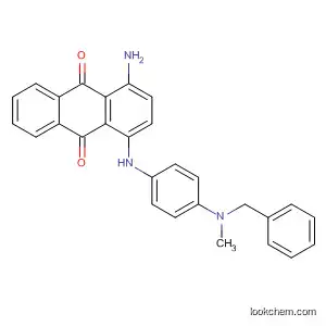 Molecular Structure of 89134-80-5 (9,10-Anthracenedione,
1-amino-4-[[4-[methyl(phenylmethyl)amino]phenyl]amino]-)