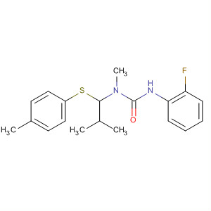 Urea,  N'-(2-fluorophenyl)-N-methyl-N-[2-methyl-1-[(4-methylphenyl)thio]propyl]  -
