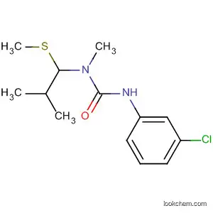 Molecular Structure of 89135-80-8 (Urea, N'-(3-chlorophenyl)-N-methyl-N-[2-methyl-1-(methylthio)propyl]-)