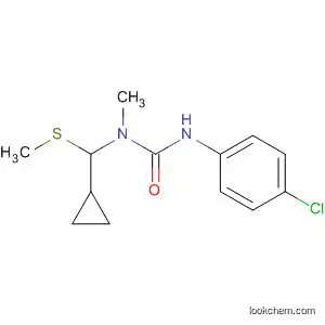 Molecular Structure of 89135-83-1 (Urea, N'-(4-chlorophenyl)-N-[cyclopropyl(methylthio)methyl]-N-methyl-)