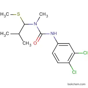 Molecular Structure of 89135-85-3 (Urea,
N'-(3,4-dichlorophenyl)-N-methyl-N-[2-methyl-1-(methylthio)propyl]-)