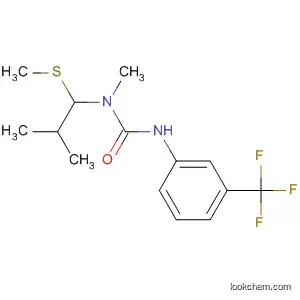 Molecular Structure of 89135-88-6 (Urea,
N-methyl-N-[2-methyl-1-(methylthio)propyl]-N'-[3-(trifluoromethyl)phenyl]-)