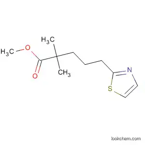 Molecular Structure of 89149-13-3 (5-Thiazolepentanoic acid, 2,5-dihydro-2,2-dimethyl-, methyl ester)