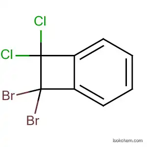 Molecular Structure of 89185-24-0 (Bicyclo[4.2.0]octa-1,3,5-triene, 7,7-dibromo-8,8-dichloro-)