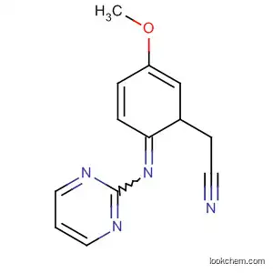 Molecular Structure of 89185-43-3 (Benzeneacetonitrile, 4-methoxy-a-(2-pyrimidinylimino)-)