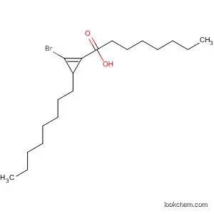 Molecular Structure of 89185-78-4 (1-Cyclopropene-1-octanoic acid, 2-bromo-3-octyl-)