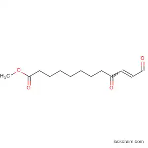 Molecular Structure of 89186-12-9 (10-Dodecenoic acid, 9,12-dioxo-, methyl ester)