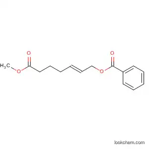 Molecular Structure of 89186-27-6 (5-Heptenoic acid, 7-(benzoyloxy)-, methyl ester, (E)-)