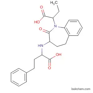 Molecular Structure of 89186-46-9 (1H-1-Benzazepine-1-butanoic acid,
3-[(1-carboxy-3-phenylpropyl)amino]-2,3,4,5-tetrahydro-2-oxo-)
