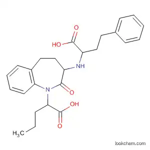 Molecular Structure of 89186-48-1 (1H-1-Benzazepine-1-pentanoic acid,
3-[(1-carboxy-3-phenylpropyl)amino]-2,3,4,5-tetrahydro-2-oxo-)