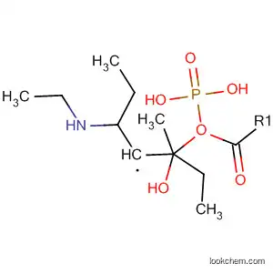 Molecular Structure of 89222-54-8 (Phosphonic acid, [3-(ethylamino)-1-hydroxy-1-methylpropyl]-, diethyl
ester)