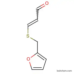 Molecular Structure of 89222-83-3 (2-Propenal, 3-[(2-furanylmethyl)thio]-)