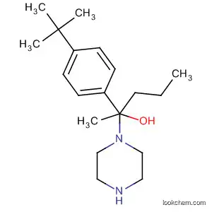 Molecular Structure of 89223-71-2 (1-Piperazinebutanol, a-[4-(1,1-dimethylethyl)phenyl]-a-methyl-)
