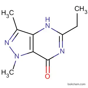 Molecular Structure of 89239-43-0 (7H-Pyrazolo[4,3-d]pyrimidin-7-one, 5-ethyl-1,4-dihydro-1,3-dimethyl-)