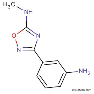 Molecular Structure of 89250-20-4 (1,2,4-Oxadiazol-5-amine, 3-(3-aminophenyl)-N-methyl-)