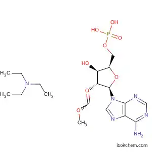 Molecular Structure of 89255-64-1 (5'-Adenylic acid, 2',3'-O-(methoxymethylene)-, compd. with
N,N-diethylethanamine (1:1))