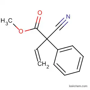 Molecular Structure of 89257-56-7 (Benzenepropanoic acid, a-cyano-b-methylene-, methyl ester)