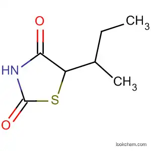 Molecular Structure of 89295-67-0 (2,4-Thiazolidinedione, 5-(1-methylpropyl)-)